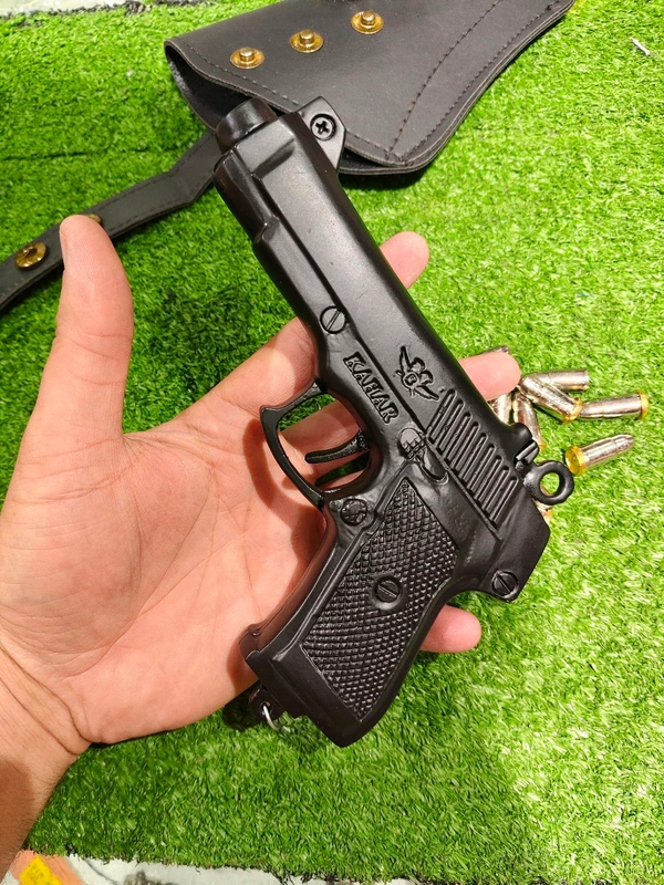 KEHAR 9 MM CORK GUN+ 1 BOX CORK  - Black, 6 Inch