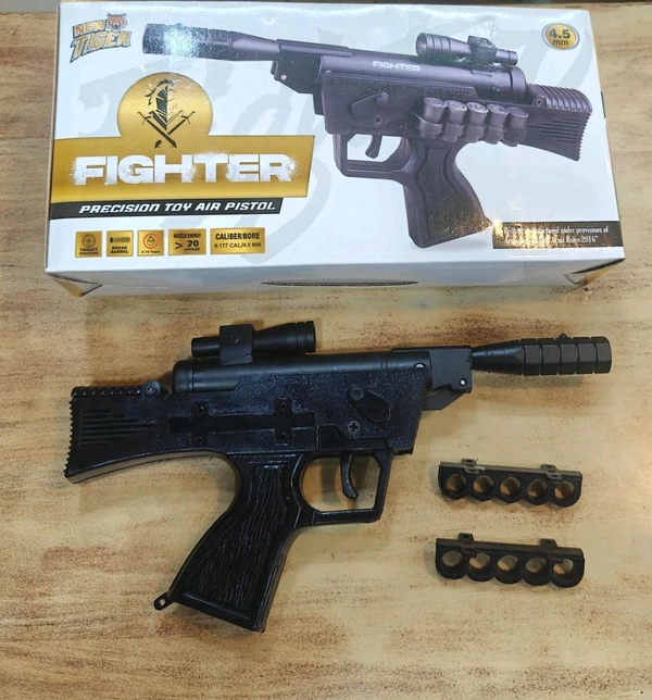 FIGHTER AIR GUN CORK BLAST MODEL - Black