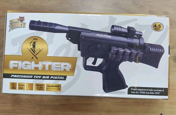 FIGHTER AIR GUN CORK BLAST MODEL - Black