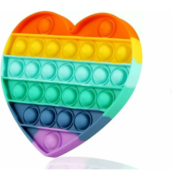 It Fidget Toy - Autism Special Needs Silicone Stress Reliever, Squeeze Sensory Toy (Heart)