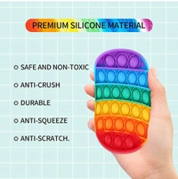 It Fidget Toy - Autism Special Needs Silicone Stress Reliever, Squeeze Sensory Toy (Heart)