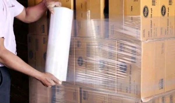 20" Stretch Film /Packing Material / 20 Inch / Large wrap Roll for Packing and multipurpose use - 4kg - 4.5kg / Roll