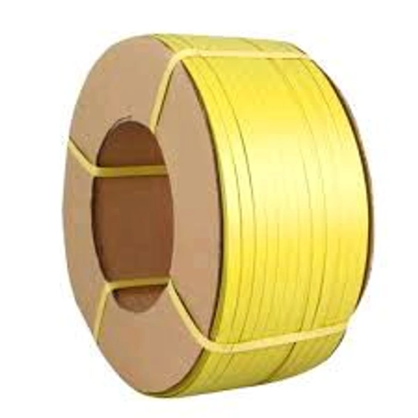 12mm / Strapping Roll High Strength / Yellow / Polypropylene (Virgin) / Packing Box Strap/Strapping Roll /12mm Thickness / 4.5kg Per Roll - 4.5kg / Roll