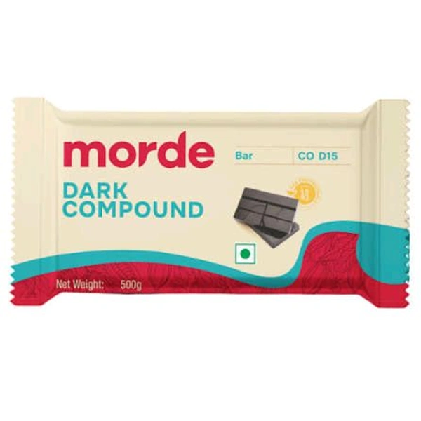 டார்க் காம்பௌண்ட் சாக்லேட் (மோர்டெ பிராண்ட்) / Dark Compound Chocolate Bar (Morde Brand) - 500 Gms