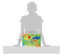 Imagimake Mapology World - World Map and Its Countries Jigsaw Puzzle | Educational Learning Aid for Kids 5+ Years Delivery Time: 2-3Days
