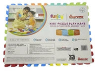 Funjoy EVA Foam Numbers 1–10 Learning Mat - Colorful Interlocking Educational Tiles for Toddlers 2-5 Years Delivery Time: 2-3Days