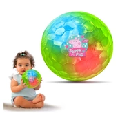 Wembley Peppa Pig LED Light Ball - Soft Bouncing Flashing Ball for Kids Delivery Time: 2-3Days