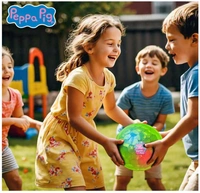 Wembley Peppa Pig LED Light Ball - Soft Bouncing Flashing Ball for Kids Delivery Time: 2-3Days