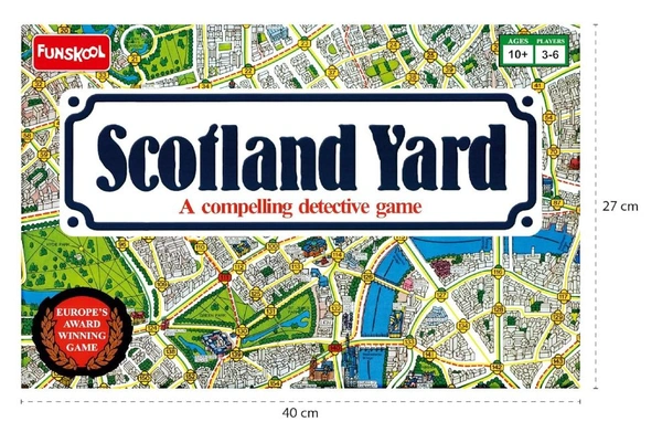 Funskool Scotland Yard - Detective Strategy Board Game for 3-6 Players | Ages 7+ Years | Family Fun Mystery Game Delivery Time : 2-3Days
