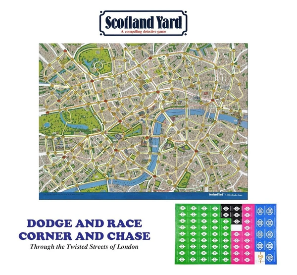 Funskool Scotland Yard - Detective Strategy Board Game for 3-6 Players | Ages 7+ Years | Family Fun Mystery Game Delivery Time : 2-3Days