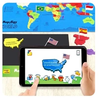 Imagimake Mapology World AR - Augmented Reality Wildlife Map & Interactive Educational Puzzle for Kids 5+ Years Delivery Time: 2-3Days