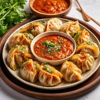 Chicken Momo ( 8pcs ) @RisingStar.Restaurent