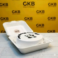 🟢Veg Bento Panda Cake ( 300G) - Vanilla & Butter Scotch Flavour 