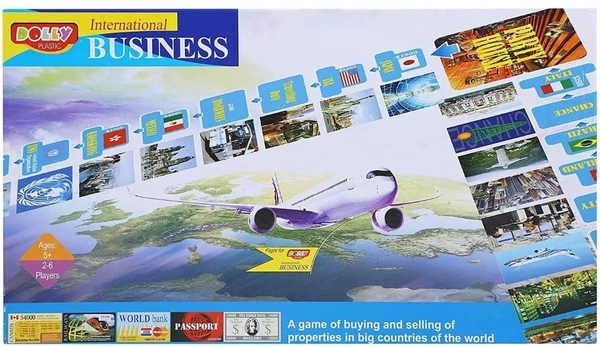 Toys Dolly International Business Game for Kids, Family Entertainment Board Game - Big