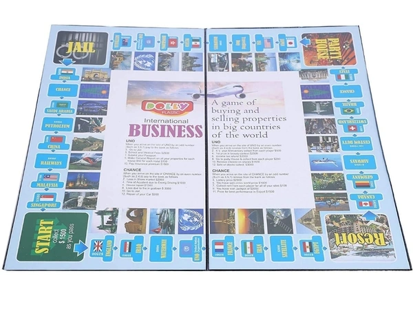 Toys Dolly International Business Game for Kids, Family Entertainment Board Game - Big