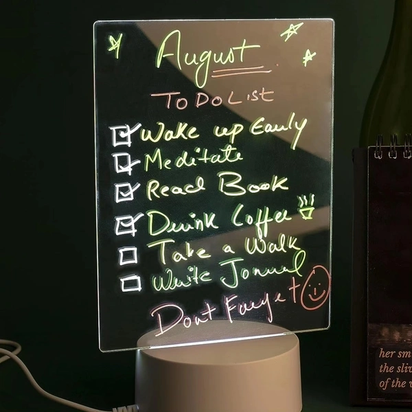 3D LED Acrylic Writing board, Best Quality