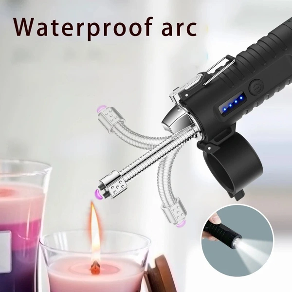 Multi-functional Outdoor Lighter Flashlight | Waterproof & USB Rechargeable