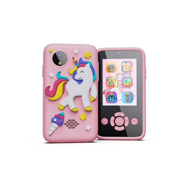 Kids Toy Phone, Kids Smart Phone for Girls Unicorns Gifts for 3~9 Year Old, Toddler Touchscreen Phone, Christmas Birthday Gifts with Kids Dual Camera,Video, Game, Music Player - Multicolor
