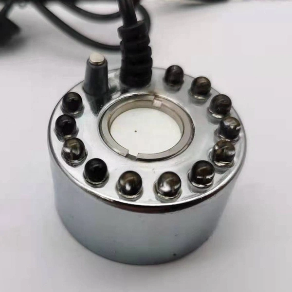 12 LEDs Mist Maker Fogger Halloween Water Air Atomizer Humidifier Fountain Pond