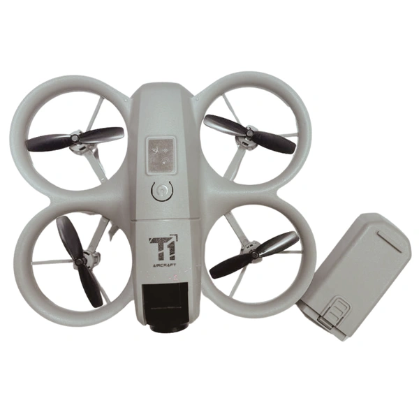 T1 Aircraft Mini Drone with Aerial Camera | Gesture Control, LED Lights, Altitude Hold & App Control