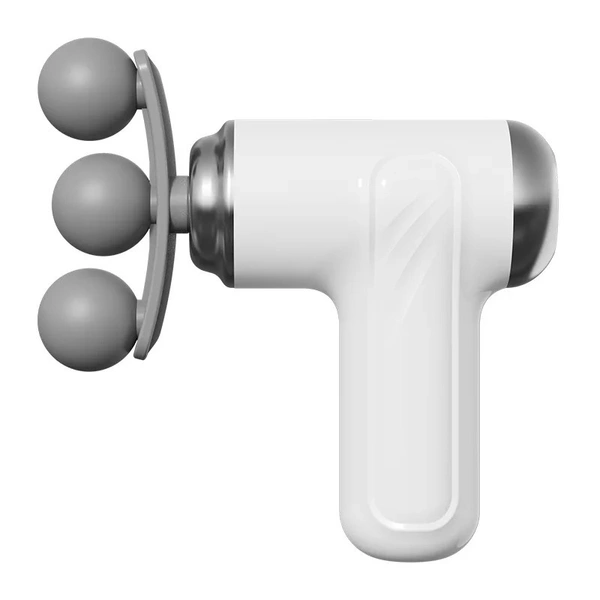 Cross-Border 5 Massage Heads Fascia Gun with Brushless Motor & 1200mAh Battery Deep Muscle Relaxation for Shoulder Waist Back