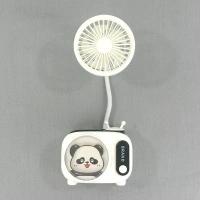 CUTE ANIMAL CARTOON STAND MINI FAN WITH PENCIL SHARPENER 352A