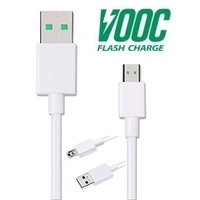4A Flash Power Adapter Wall Charger With Vooc 7 Pin Micro Usb Data Sync Charging Cable Set For Oppo Reno/Oppo F11 Pro And All Oppo Smartphone, Laptops Cellular Phones (White)