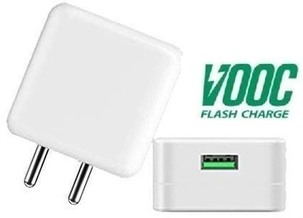 4A Flash Power Adapter Wall Charger With Vooc 7 Pin Micro Usb Data Sync Charging Cable Set For Oppo Reno/Oppo F11 Pro And All Oppo Smartphone, Laptops Cellular Phones (White)