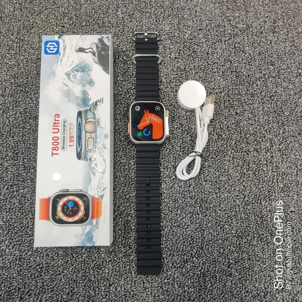 T800  Ultra Smart Watch - Black