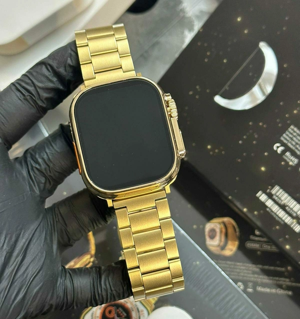 24K Gold Series 8 Ultra Smart Watch Gold