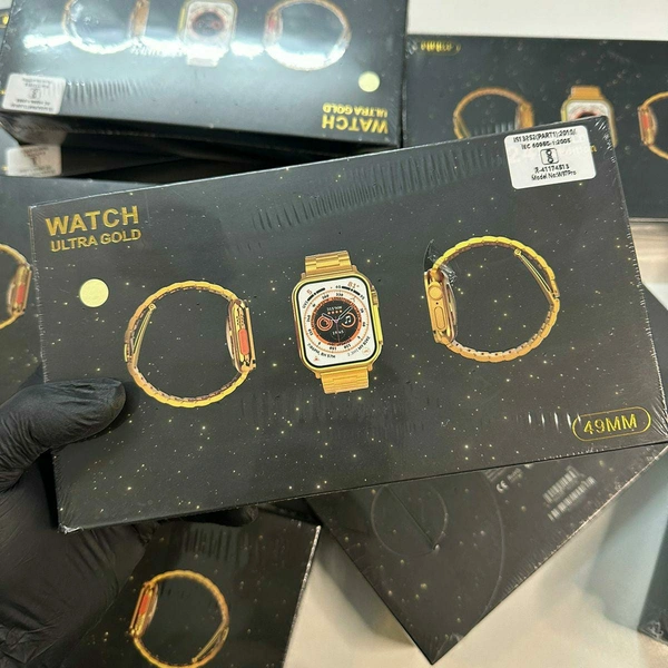 24K Gold Series 8 Ultra Smart Watch Gold