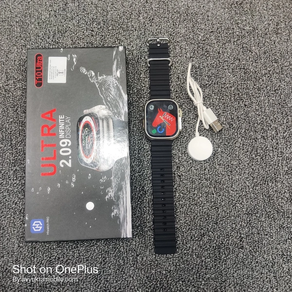 T10 Ultra Smart Watch - Black