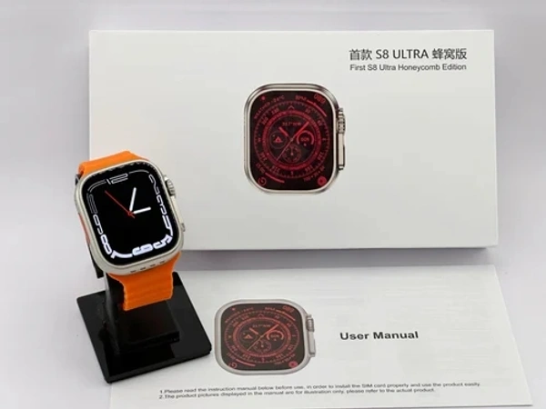 S8 Ultra Smart Watch Simcard Android Watch With 4g Simcard Supported PLAYSTORE AND YOUTUBE1GB Plus 16GB