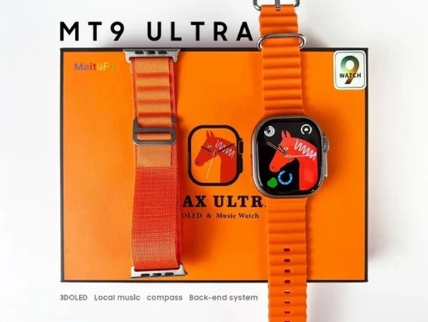 MT 9 Ultra Smart Watch Amoled Display Smartwatch MT9 ULTRA