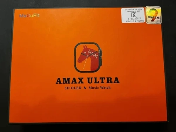 MT 9 Ultra Smart Watch Amoled Display Smartwatch MT9 ULTRA