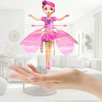 Magical Flying Fairy Doll, Hand Sensor Control, USB Powered Magic Flying Fairy, Sky Dancers Flying Toy, Rainbow Glitter Flying Princess Doll Indoor, Fairy Doll for Girls Boys (Random Color) PrincessFairyDolls