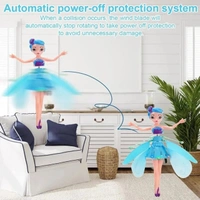 Magical Flying Fairy Doll, Hand Sensor Control, USB Powered Magic Flying Fairy, Sky Dancers Flying Toy, Rainbow Glitter Flying Princess Doll Indoor, Fairy Doll for Girls Boys (Random Color) PrincessFairyDolls