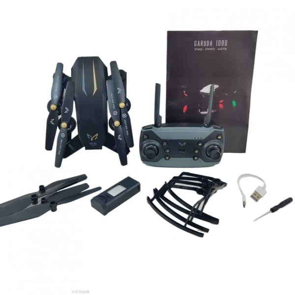 Foldable GPS FPV Drone with 1080P HD 4K Camera Live Video for Beginners, RC Quadcopter with GPS Return Home, Follow, Gesture Control, Auto Hover & 5G WiFi Transmission - Multicolor