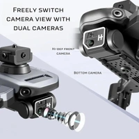 Foldable Mini Drone for Kids | Obstace Avoidance Drone | 360 Degree Flip Functionality | Foldable Toy Drone with 1080p Camera | 3 Speed Modes (DM99)