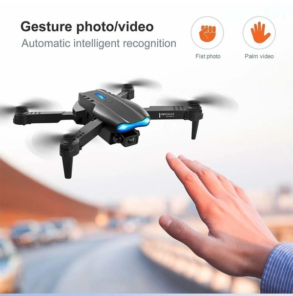E99 Pro Drone With HD Camera, WiFi FPV HD Dual-fold RC Quadcopter Altitude Hold, Indoor And Outdoor Affordable Drone