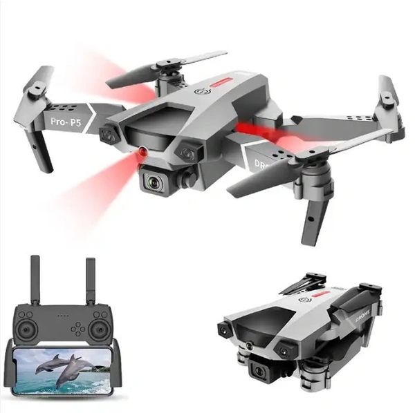 New P5 Pro Drone 4k HD Dual Camera Visual Positioning WiFi Fpv Mini Drone Height Preservation Rc
