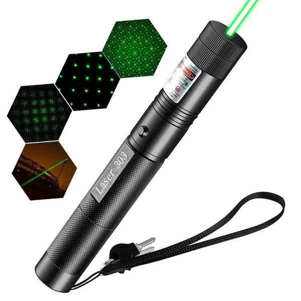 High Powerful Green Laser Sight 10000m Laser 303 Pointer Adjustable Focus Lazer pen Laser Light Chargable