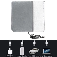Winter USB Electric Foot Warmer & Massage Heating Pad - Soft Flannel Foot Heater