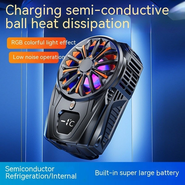 Mobile Phone Cooling Fan SL02 | Semiconductor Portable Radiator for Gaming | Wireless Smartphone Cooler mobile fan cooler pubg pub g