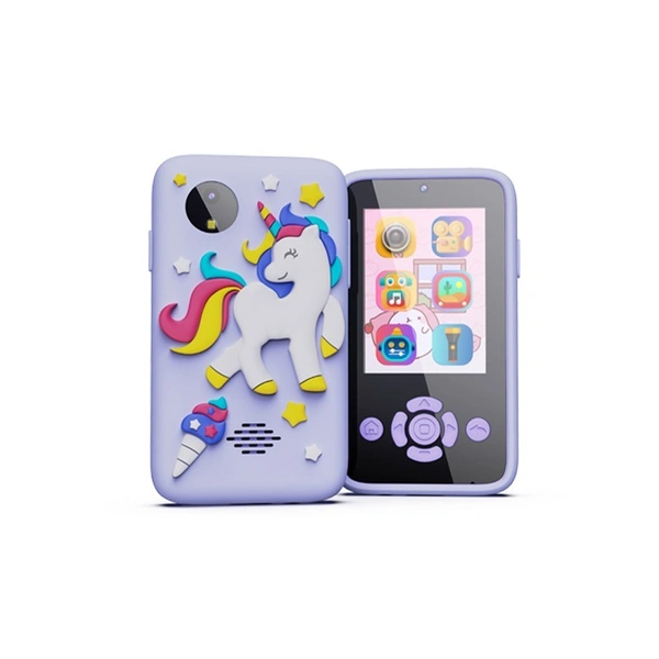 Kids Toy Phone, Kids Smart Phone for Girls Unicorns Gifts for 3~9 Year Old, Toddler Touchscreen Phone, Christmas Birthday Gifts with Kids Dual Camera,Video, Game, Music Player - Multicolor