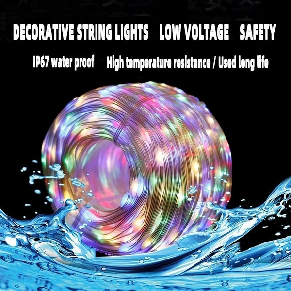 10MTR - 5V Smart APP Control LED String Light 10M RGBIC LED Holiday Christmas Lighting Smart LED Strip Light with bluetooth control