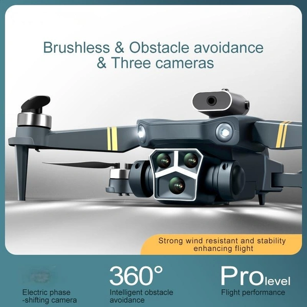 Y3 Max 2.4G Mini RC Drone with 1080P HD Camera, Optical Flow Positioning, Obstacle Avoidance, Foldable Design & Remote Control Quadcopter
