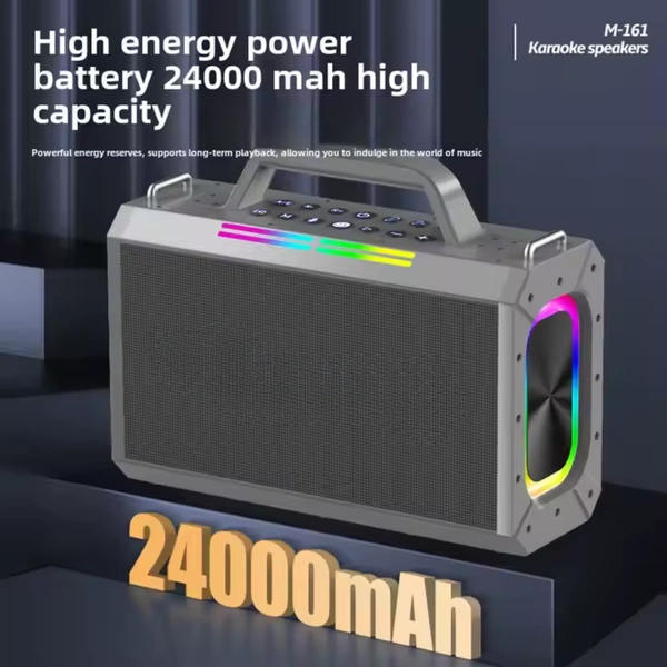 K-Rain Portable Bluetooth Wireless Speaker | Powerful Sound, Built-in Mic, USB & TF Card Support