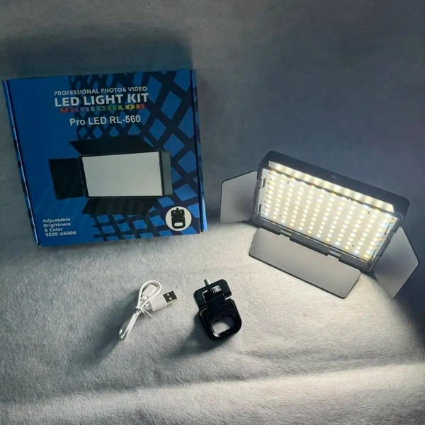 Pro Led RL-560 Camera Light Photography Light Outdoor Shooting Light Mobile Phone Flash Supplementary Lighting Pocket Light