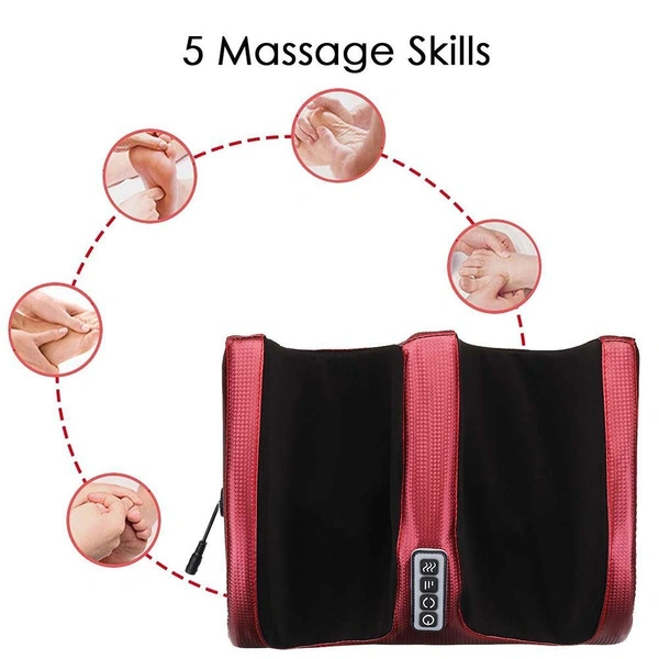 Leg Foot Massage Machine with Heat - Heated Spa Therapy for Relaxation and Pain Relief